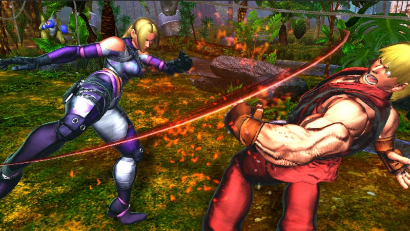 Игра Street Fighter x Tekken (Xbox 360) б/у, Полностью Английский