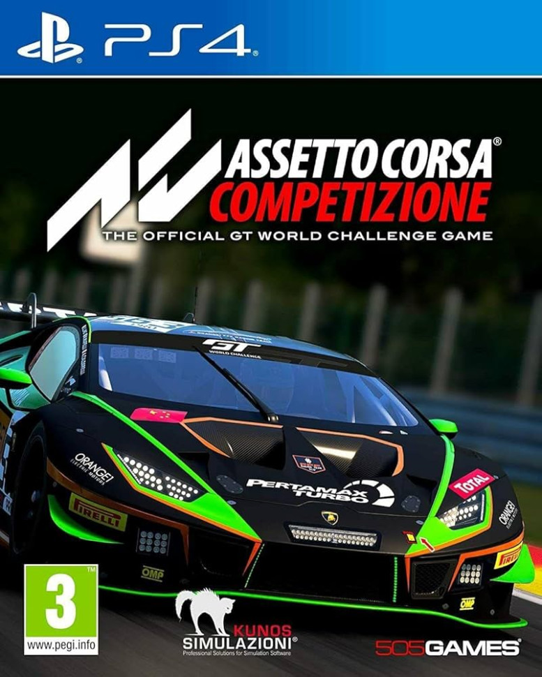 Игра Assetto Corsa Competizione (PS4) б/у, Русские Субтитры
