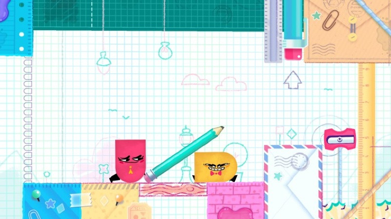 Игра Snipperclips Plus: Cut it out, together! (Nintendo Switch) б/у, Полностью Английский