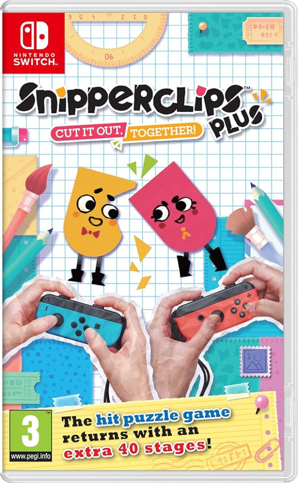 Игра Snipperclips Plus: Cut it out, together! (Nintendo Switch) б/у, Полностью Английский