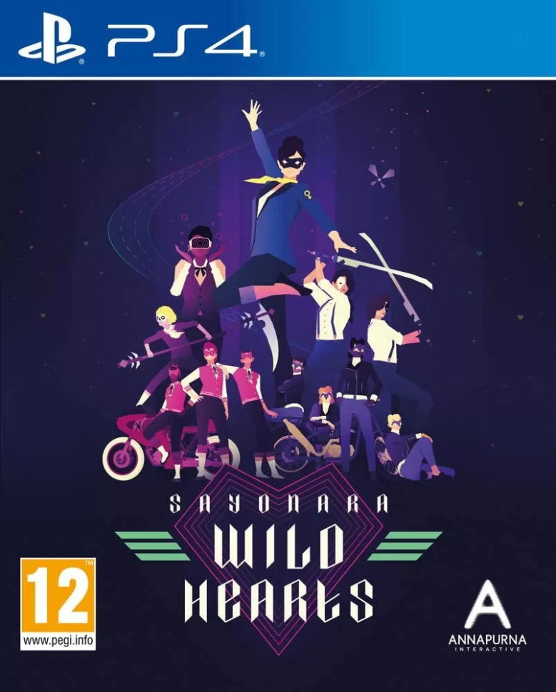 Игра Sayonara Wild Hearts (PS4) Полностью Английский