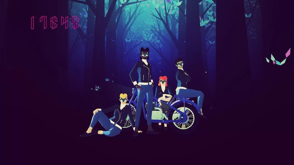 Игра Sayonara Wild Hearts (PS4) Полностью Английский