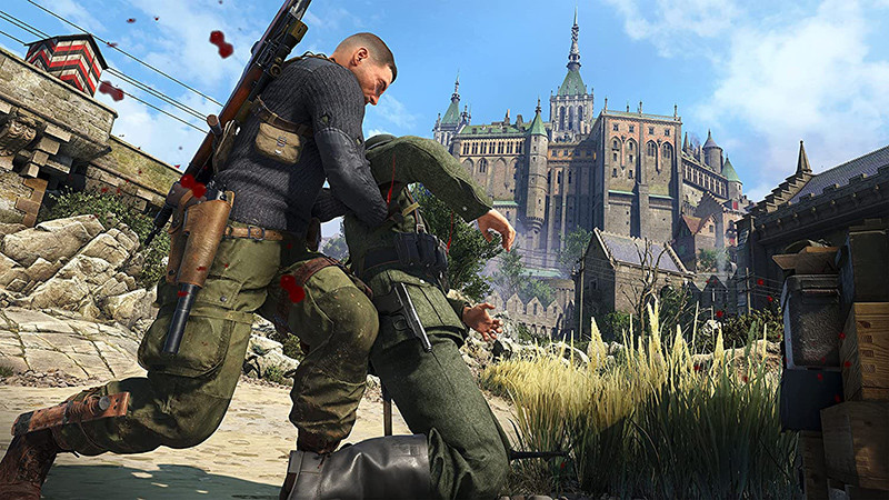 Игра Sniper Elite 5 (PS4) б/у, Русские Субтитры