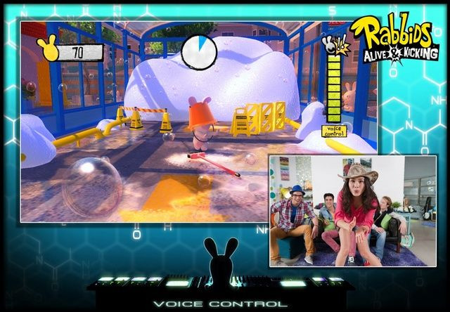 Игра Raving Rabbids Alive & Kicking (только для Kinect) (Xbox 360) б/у, Полностью Английский
