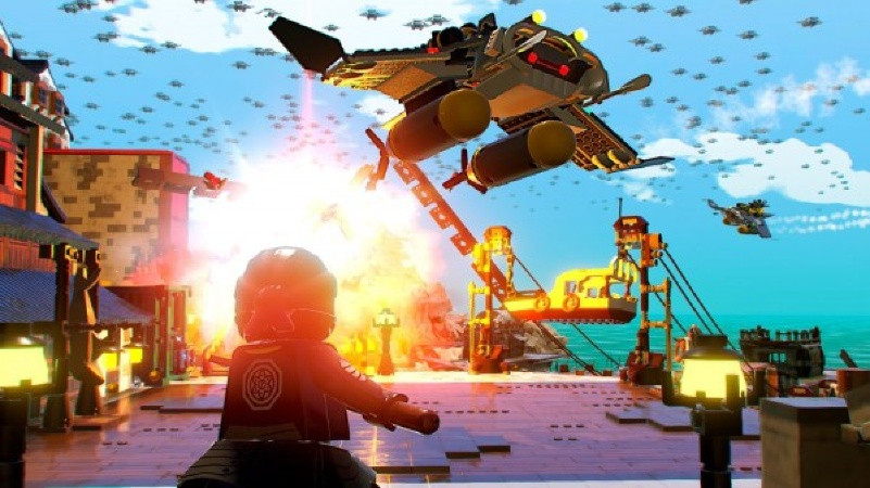 Игра LEGO Ниндзяго Фильм. Видеоигра + Lego Ниндзяго Move (PS4) б/у, Русские Субтитры