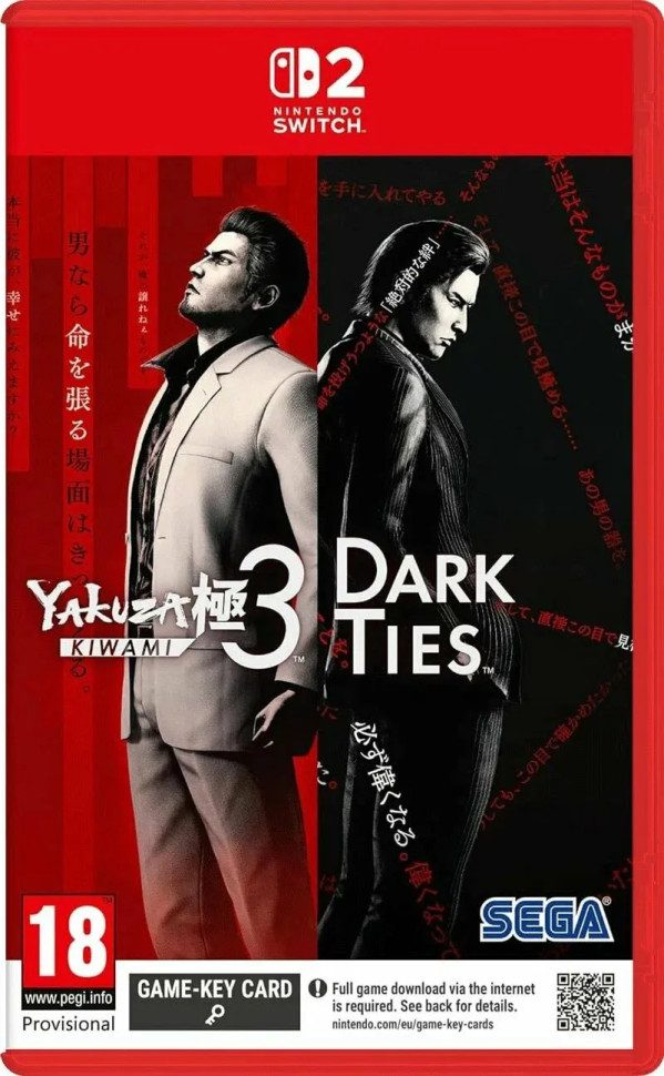 Игра Yakuza Kiwami 3 & Dark Ties (Nintendo Switch 2) Субтитры на русском