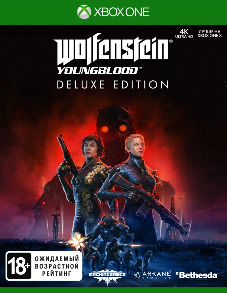 Игра Wolfenstein: Youngblood Deluxe Edition (Xbox one) б/у, Полностью Русский