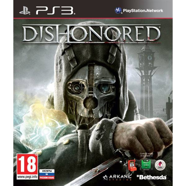 Игра Dishonored (PS3) б/у, Полностью на английском