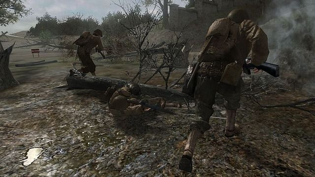 Игра Call of Duty 2 (Xbox 360) б/у, Полностью Английский