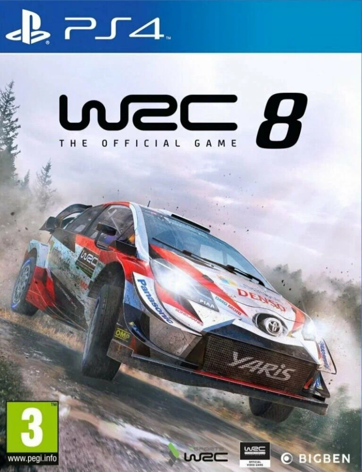 Игра WRC 8 (PS4) Полностью Английский купить за 2599.0000