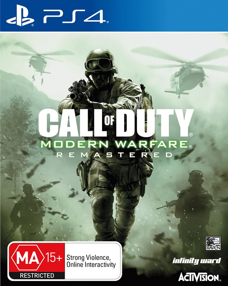 Игра Call of Duty: Modern Warfare Remastered Англ. (PS4) б/у, Полностью Английский