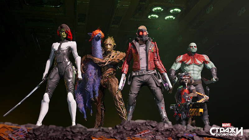 Игра Marvel Стражи Галактики (Guardians of the Galaxy) (PS4) б/у, Полностью Русский