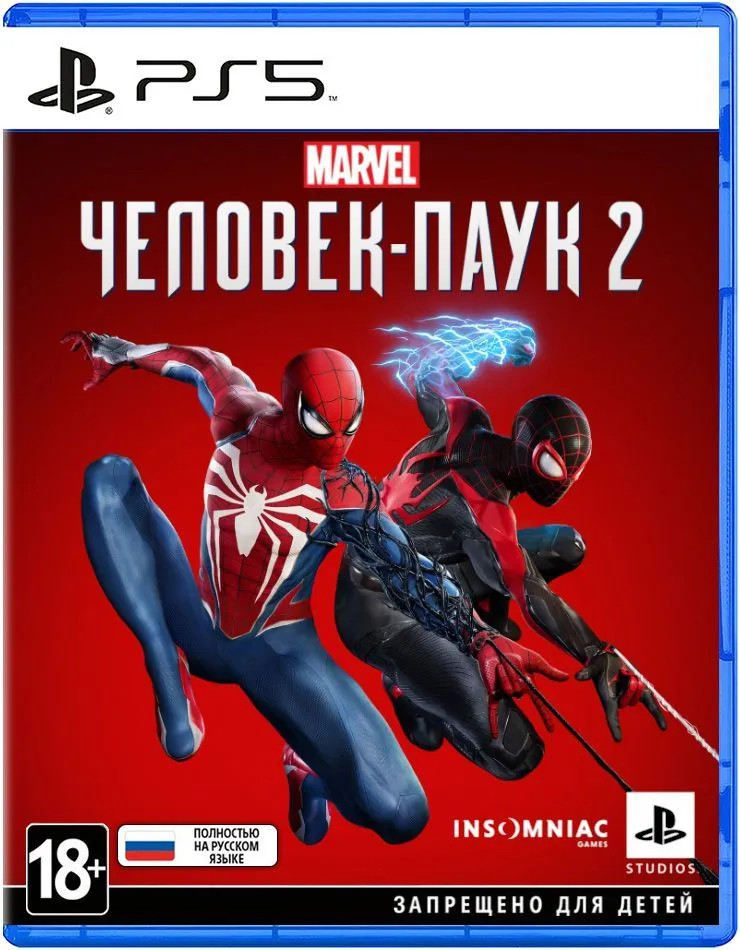 Игра Marvel Человек-Паук 2 (Spider-man 2) (PS5) (Русская Обложка) Полностью Русский купить за 3999.0000