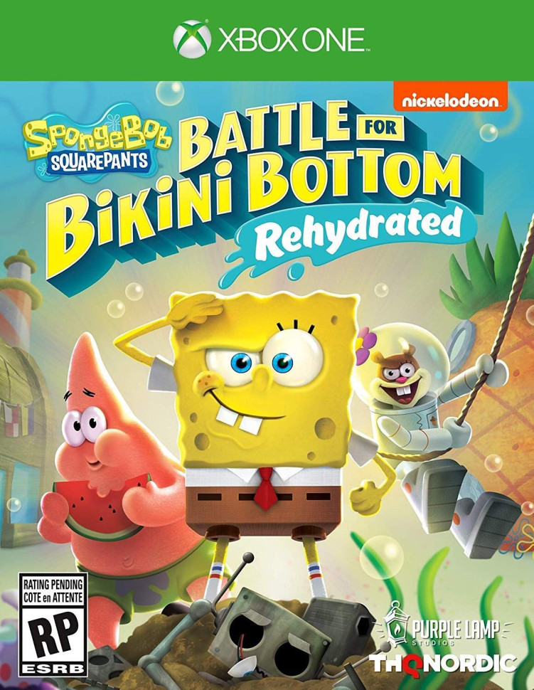 Игра SpongeBob SquarePants Battle for Bikini Bottom - Rehydrated (Xbox one) б/у, Русские Субтитры