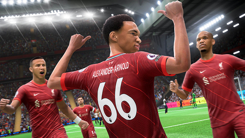 Игра FIFA 22 (PS4) б/у, Полностью Русский