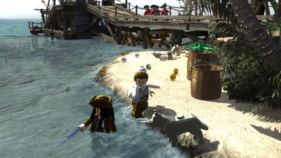 Игра LEGO Пираты Карибского моря (PS3) б/у, Полностью на английском