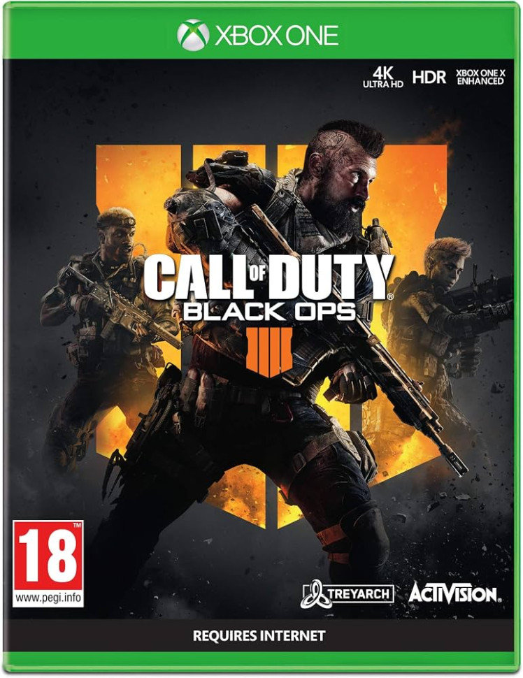 Игра Call of Duty: Black Ops 4 (Xbox One) б/у, Полностью Русский