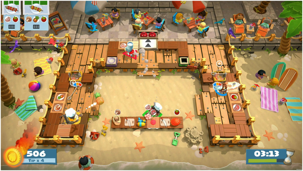 Игра Overcooked! All You Can Eat (PS4) Русские Субтитры