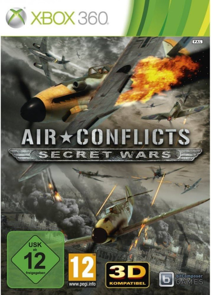 Игра Air Conflicts: Secret Wars (Xbox 360) б/у, Русские Субтитры