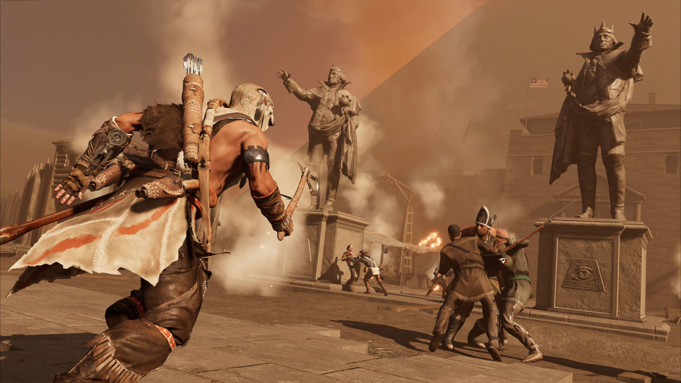 Игра Assassins Creed 3 (Xbox 360) б/у, Полностью Русский