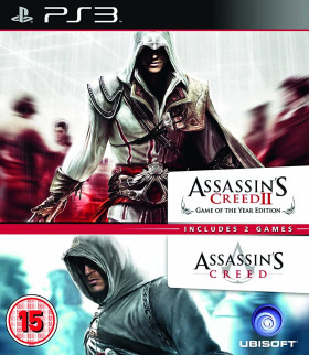 Игра Assassin's Creed + Assasin's Creed 2 (PS3) б/у, Полностью Английский