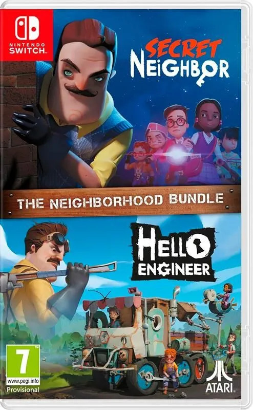 Игра Secret Neighbor + Hello Engineer: The Neigborhood Bundle (Nintendo Switch) б\у, Субтитры на русском