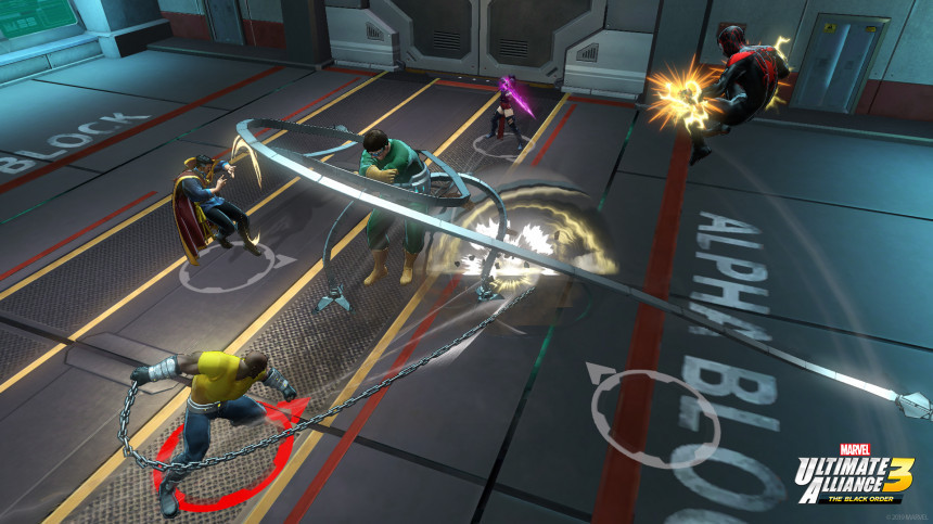 Игра Marvel Ultimate Alliance 3: The Black Order (Nintendo Switch) б/у, Полностью Английский