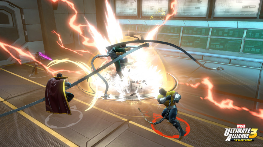 Игра Marvel Ultimate Alliance 3: The Black Order (Nintendo Switch) б/у, Полностью Английский