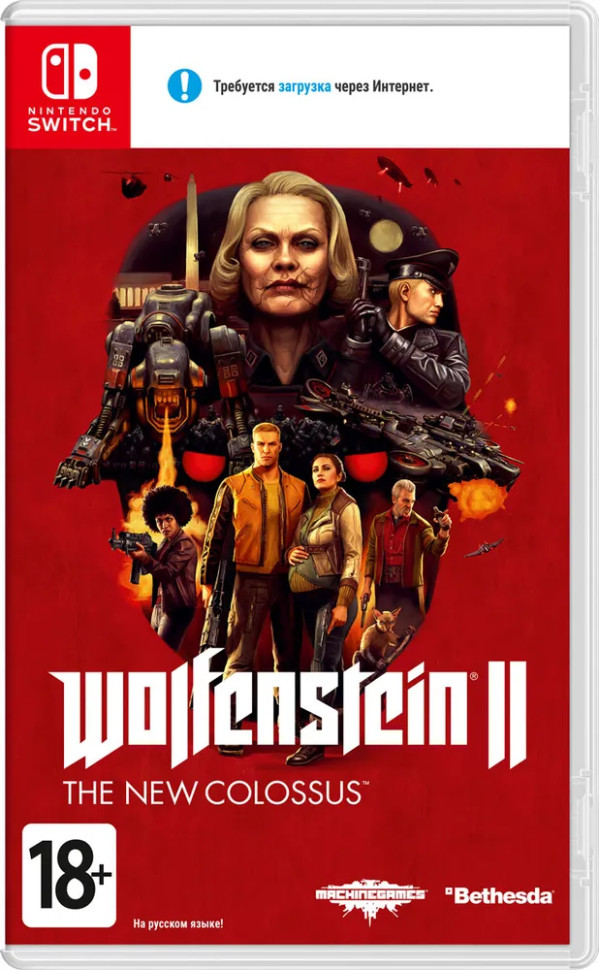Игра Wolfenstein II : The New Collosus (Nintendo Switch) Полностью Русский