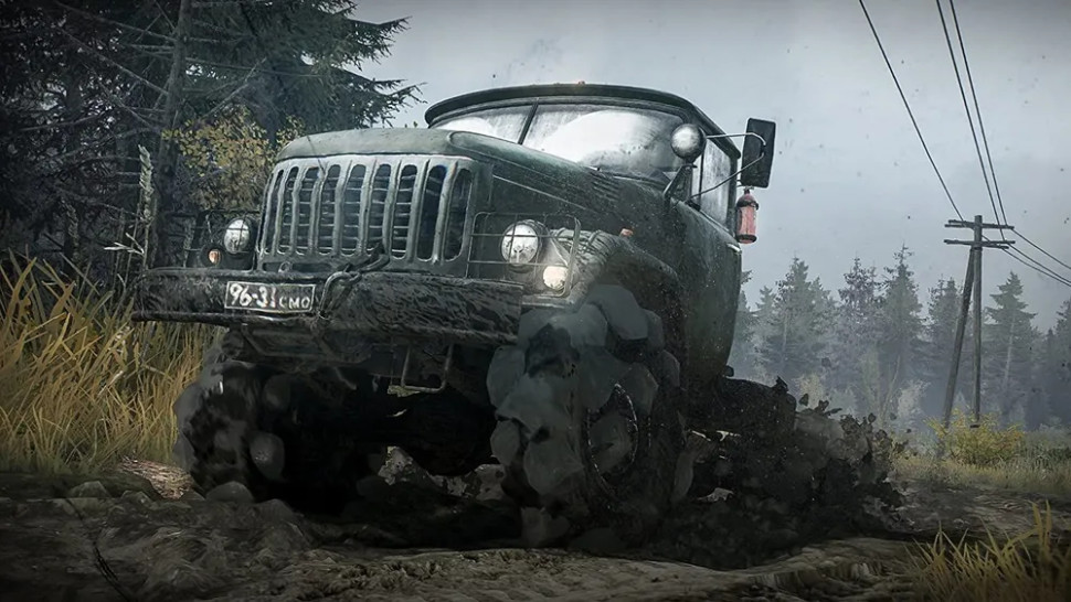Игра Spintires: MudRunner American Wilds (Nintendo Switch) б\у, Русские Субитры