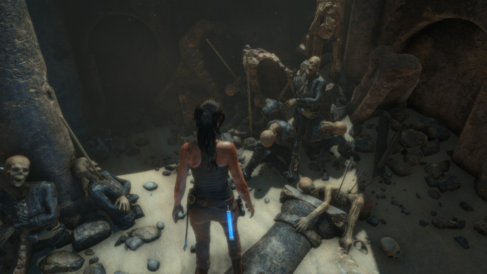 Игра RISE OF THE TOMB RAIDER 20-летний юбилей. (PS4) б/у, Полностью Русский