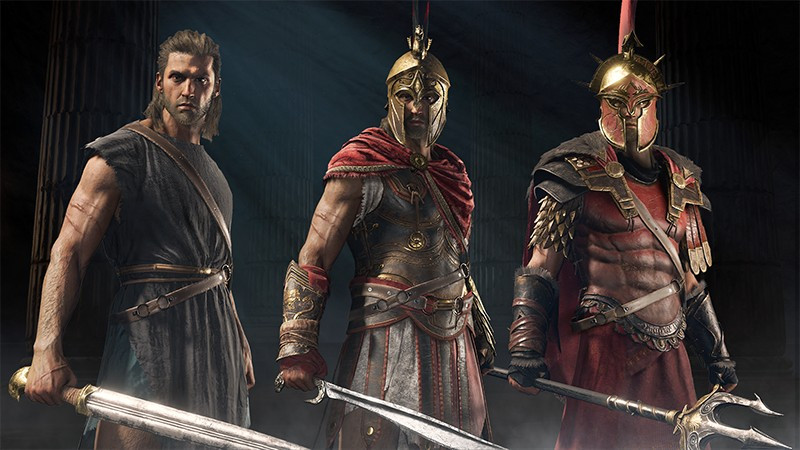 Игра Assassin's Creed: Одиссея + Assassin's Creed: Истоки (PS4) б/у, Полностью Русский