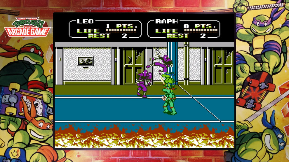 Игра Teenage Mutant Ninja Turtles: The Cowabunga Collection (PS4) Полностью Английский