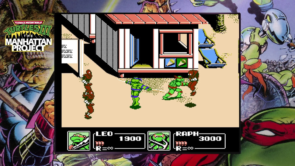 Игра Teenage Mutant Ninja Turtles: The Cowabunga Collection (PS4) Полностью Английский