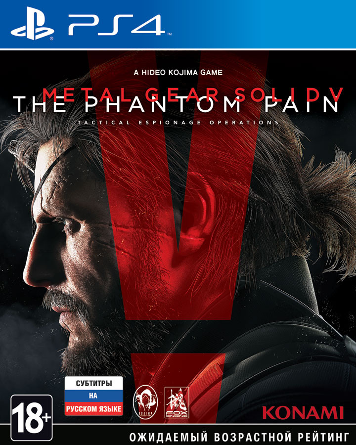 Игра Metal Gear Solid 5(V): The Phantom Pain Day One Edition(PS4) б/у, Русские Субтитры
