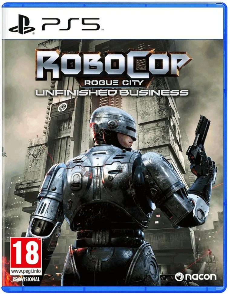 Игра RoboCop: Rogue City - Unfinished Business (PS5) б\у, Субтитры на русском