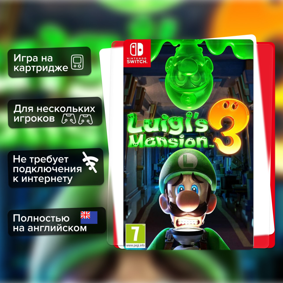Игра Luigi's Mansion 3 (Nintendo Switch) Полностью Английский купить за 4199.0000