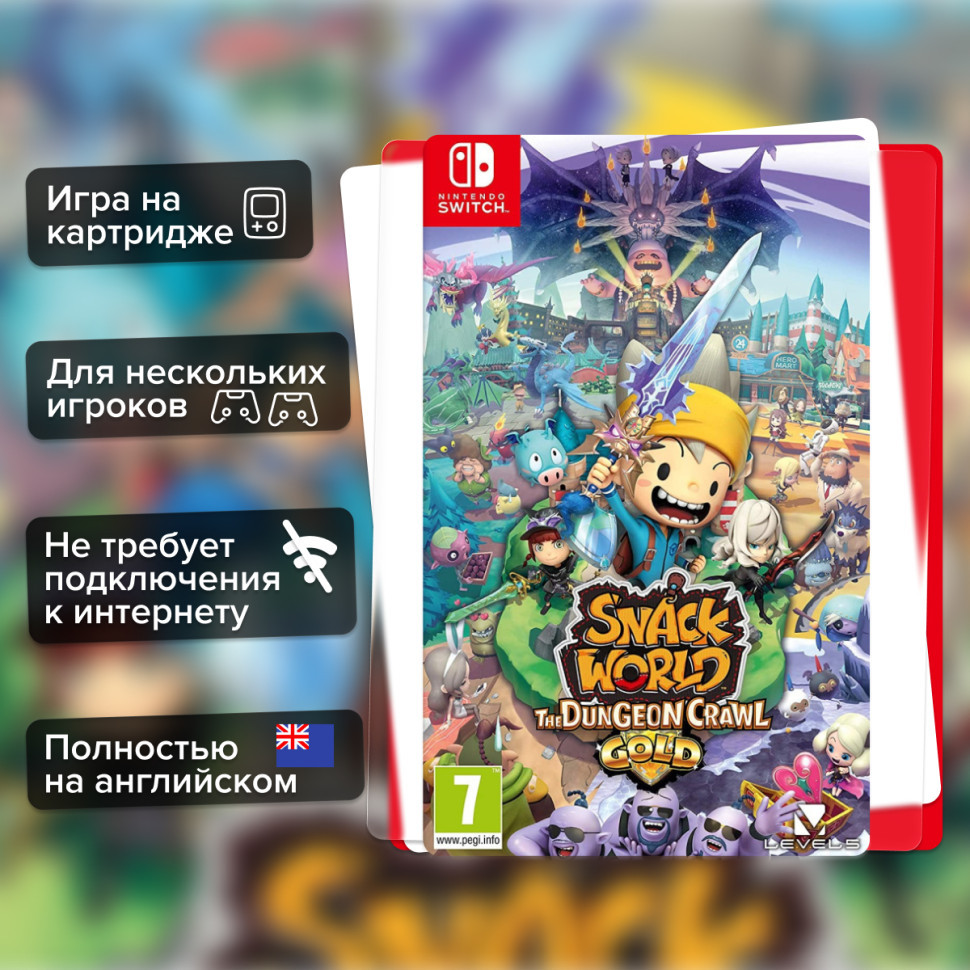 Игра Snack World: The Dungeon Crawl - Gold (Nintendo Switch) Полностью Английский купить за 1399.0000