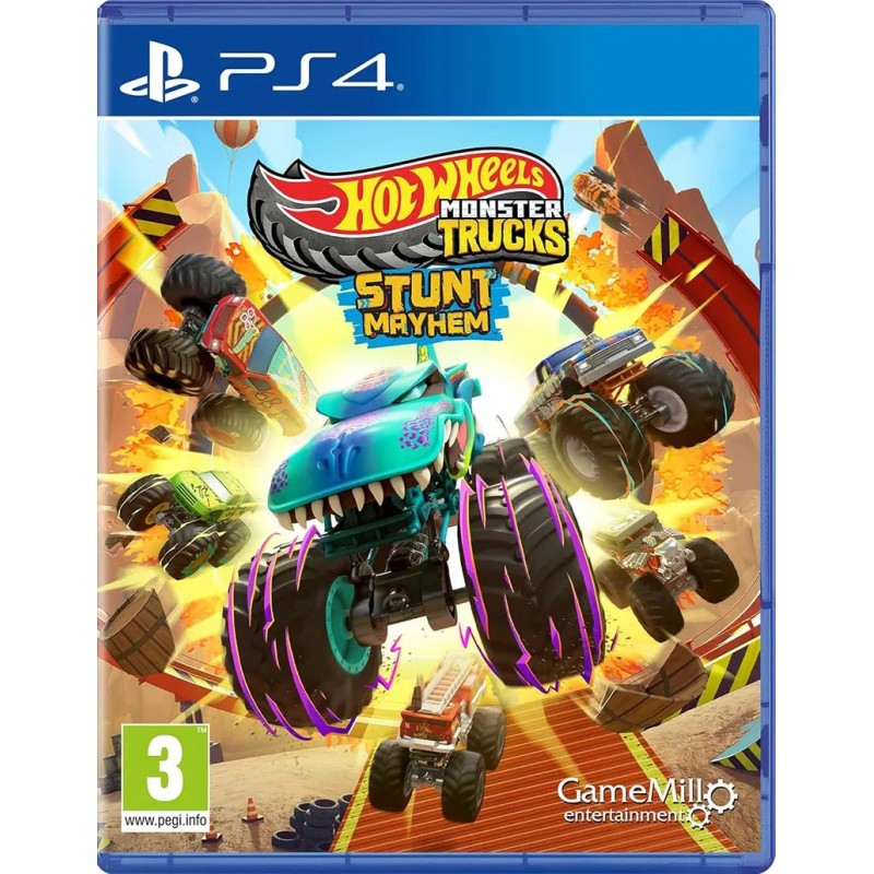 Игра Hot Wheels Monster Trucks: Stunt Mayhem (PS4) Полностью Английский