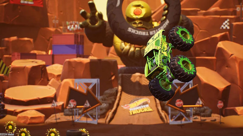 Игра Hot Wheels Monster Trucks: Stunt Mayhem (PS4) Полностью Английский