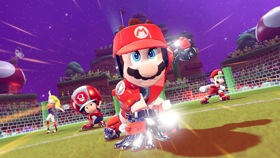 Игра Mario Strikers: Battle League (Nintendo Switch) Русские Субтитры