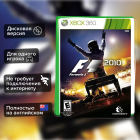Игра F1 2010 (Xbox 360) б/у, Полностью Английский