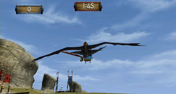 Игра Как приручить дракона 2 (Xbox 360) б/у, Полностью Английский