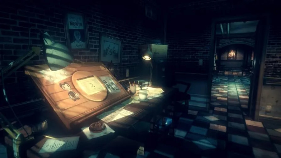 Игра Bendy Double Pack: Ink Machine & Dark Revival (PS5) б\у, Субтитры на русском