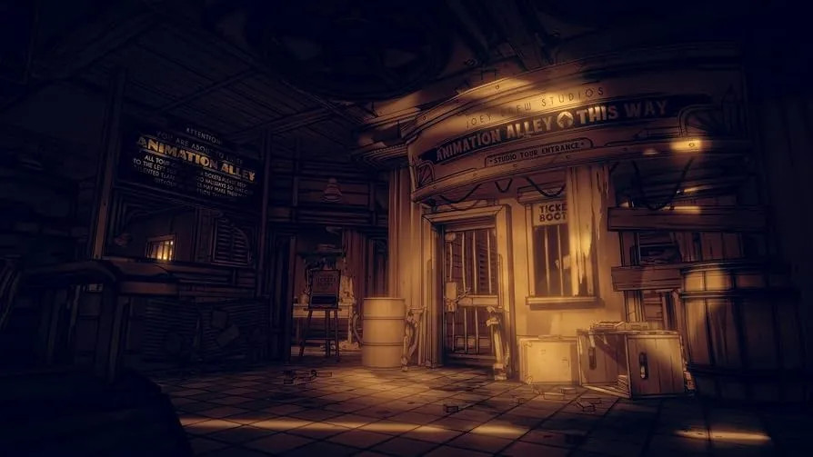 Игра Bendy Double Pack: Ink Machine & Dark Revival (PS5) б\у, Субтитры на русском