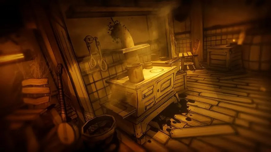 Игра Bendy Double Pack: Ink Machine & Dark Revival (PS5) б\у, Субтитры на русском