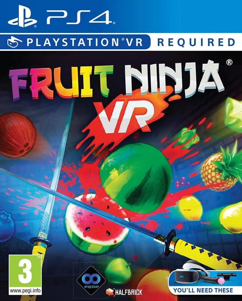 Игра Fruit Ninja VR (PS4) Полностью Английский купить за 1599.0000