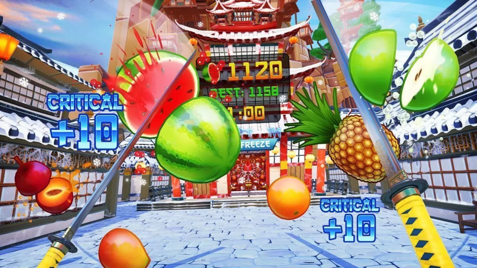 Игра Fruit Ninja VR (PS4) Полностью Английский