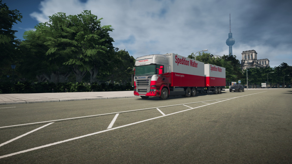 Игра On the Road Truck Simulator (PS4) б/у, Полностью Английский