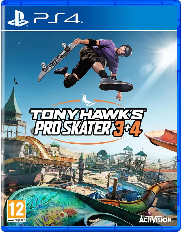 Игра Tony Hawk’s Pro Skater 3 + 4 (PS4) б\у, Полностью на английском